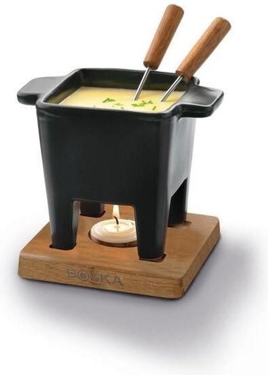 Boska Tapas Fondueset Nero - Fondueset - voor 175 gram Kaas - 300 ml